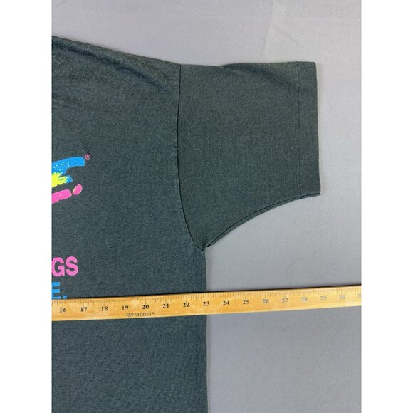 Rare Vintage 90s DARE Resist Drugs And Violence Black Single Stitch Shirt XL - Picture 5 of 6